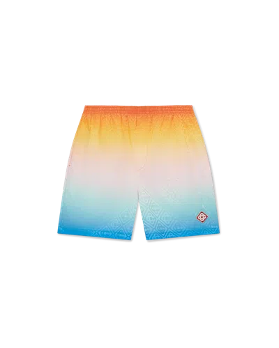 Casablanca Paris Gradient Swim Trunks In Multi