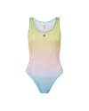 Casablanca Paris Gradient Swimsuit In Green In Multi