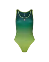 Casablanca Paris Gradient Swimsuit In Green In Green