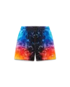 Casablanca Paris Gradient Towelling Shorts In Multi