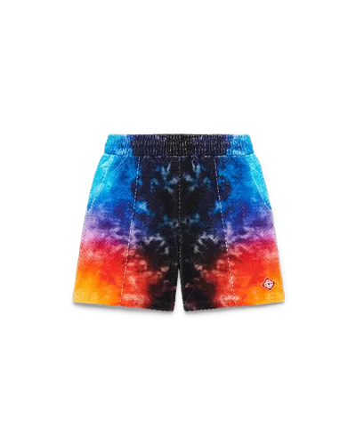 Casablanca Paris Gradient Towelling Shorts In Multi