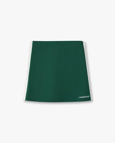 Casablanca Paris Green Scuba Mini Skirt