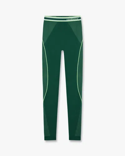 Casablanca Paris Green Seamless Leggings