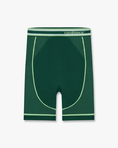 Casablanca Paris Green Seamless Shorts