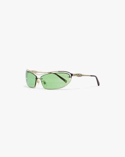 Casablanca Paris Green Spiral Sunglasses By
