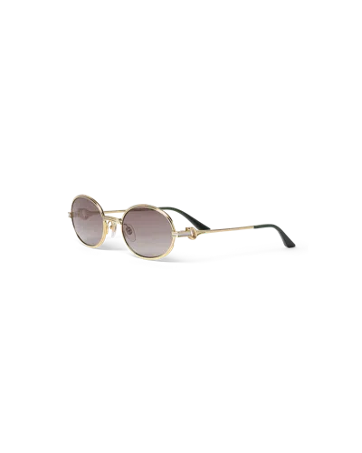 Casablanca Paris Grey & Gold The Hero Sunglasses By  In Blue
