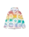 Casablanca Paris Halftone Monogram Fleece Jacket In Multi