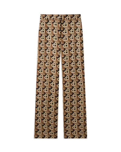 Casablanca Paris Heart Jacquard Trousers In Multi