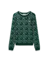 Casablanca Paris Heart Monogram Jumper In Green