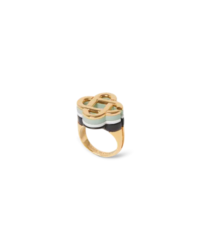 Casablanca Paris Hiking Stacked Ring In Multi