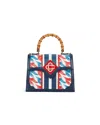 Casablanca Paris Houndstooth Jeanne Bag By  In Multi