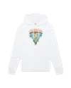 Casablanca Paris Innocence Triangle Long Sleeve Hooded Sweatshirt In Multi