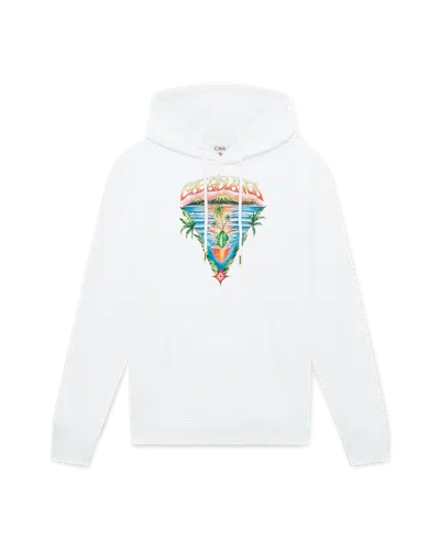 Casablanca Paris Innocence Triangle Long Sleeve Hooded Sweatshirt In Multi