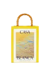 Casablanca Paris Jour Dange Canvas Tote Bag By  In Multi