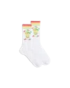 Casablanca Paris Kawaii Tennis Ball Socks In Red In White