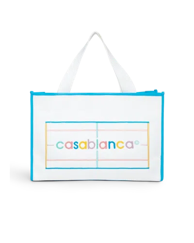 Casablanca Paris Knit Shopper Bag By  In Multi