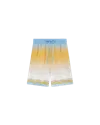Casablanca Paris La Danse Silk Shorts In Yellow