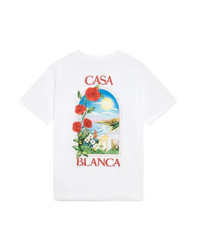 Casablanca Paris La Days Short-sleeve T-shirt In White