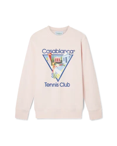 Casablanca Paris La Joueuse Sweatshirt In Pink