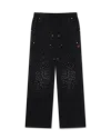 Casablanca Paris La Prémonition Crystal Embellished Sweatpants In Black