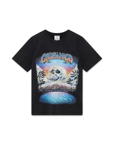 Casablanca Paris La Prémonition Short-sleeve T-shirt In Black