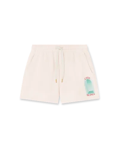 Casablanca Paris L'arche Sweatshorts In Neutral
