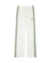 Casablanca Paris Laurel Velour Taped Tracksuit Bottoms In Multi