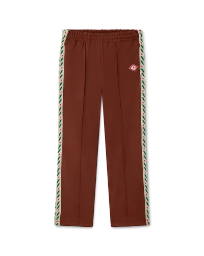 Casablanca Paris Laurel Track Pants In Brown