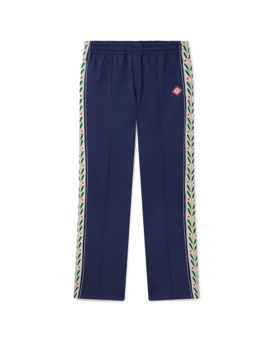 Casablanca Paris Laurel Track Pants In Blue