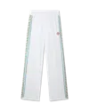 Casablanca Paris Laurel Velour Taped Tracksuit Bottoms In Multi
