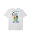 Casablanca Paris Le Jeu Colore Short-sleeve T-shirt In White