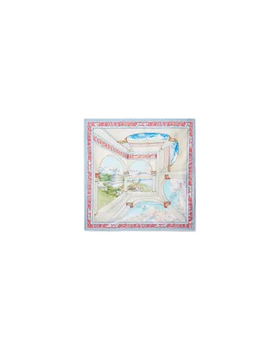 Casablanca Paris Le Passage Small Silk Scarf By  In Multi