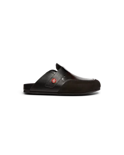 Casablanca Paris Leather Outdoor Mule In Multi