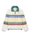 Casablanca Paris Les Anneaux Fur Pullover Jacket In White
