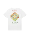 Casablanca Paris Les Elements Short-sleeve T-shirt In White