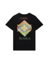 Casablanca Paris Les Elements Short-sleeve T-shirt In Black