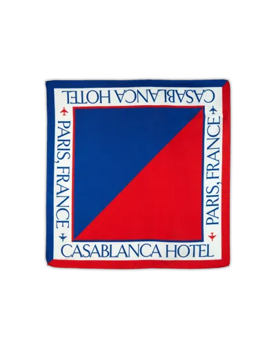 Casablanca Paris L'hotel Casablanca Silk Scarf By  In Multi