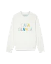 Casablanca Paris Logo Embroidered Sweatshirt In White
