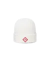 Casablanca Paris Logo Patch Beanie By  In White