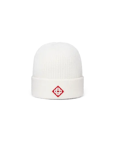 Casablanca Paris Logo Patch Beanie By  In Multi