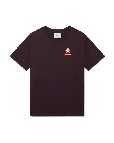 Casablanca Paris Logo Patch Short Sleeve T-shirt In Multi