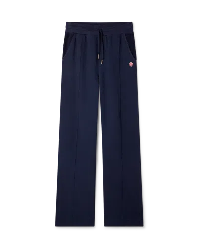 Casablanca Paris Lounge Logo Sweatpants In Blue