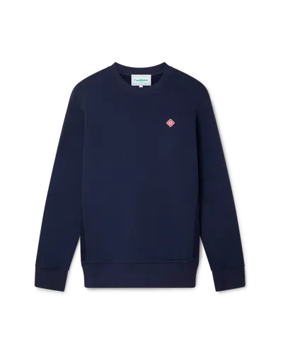 Casablanca Paris Lounge Logo Sweatshirt In Blue