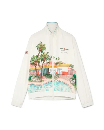 Casablanca Paris Maison Des Palmiers Track Top In Multi