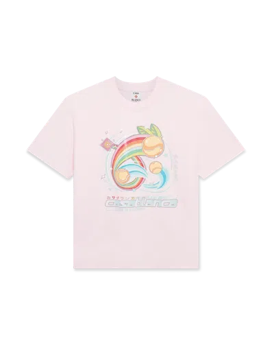 Casablanca Paris Manga Tennis Ball Short Sleeve T-shirt In Multi