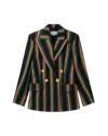 Casablanca Paris Medallion Double Breasted Jacket In Multi