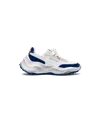 Casablanca Paris Men's Atlantis White & Midnight Navy Sneaker In White