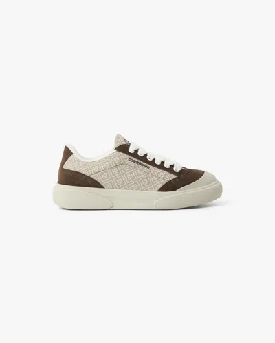 Casablanca Paris Men's Brown & Beige Monogram Del Mar Sneaker In Blue
