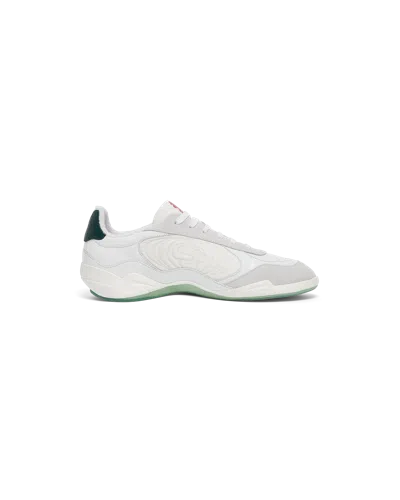 Casablanca Paris Men's Squash Indoor Sneaker In Green In White