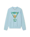 Casablanca Paris Metaphysical Tennis Icon Sweatshirt In Blue